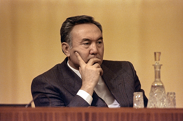 Президент Казахстана Нурсултан Назарбаев, 1991 год.