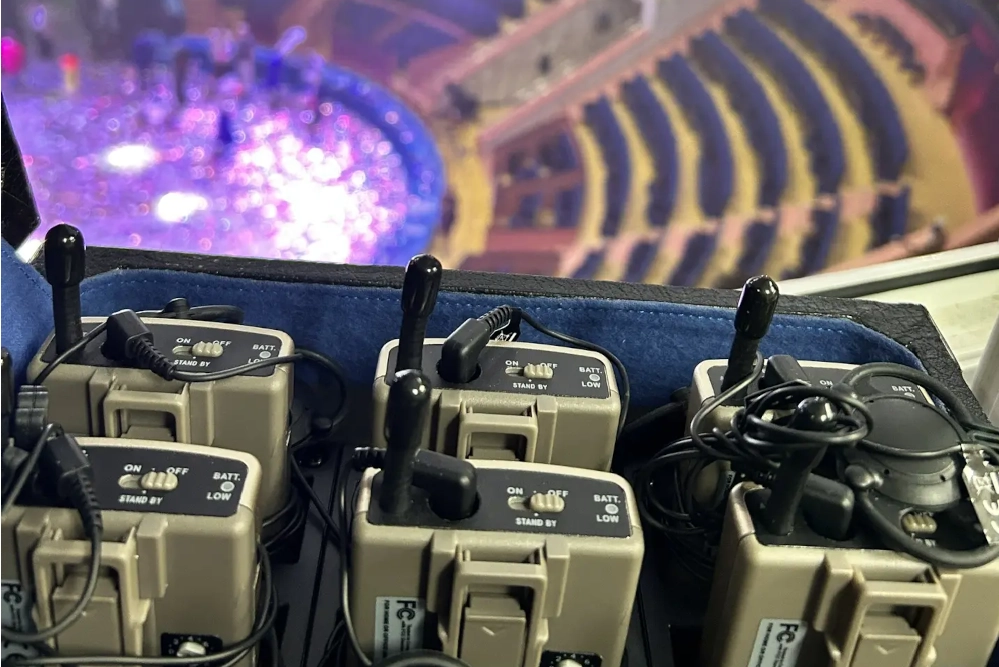 Специальное оборудование для тифлокомментирования.