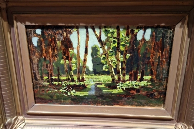 Архип Куинджи.  Берёзовая роща. Эскиз. 1879 г. Из собрания Русского музея.