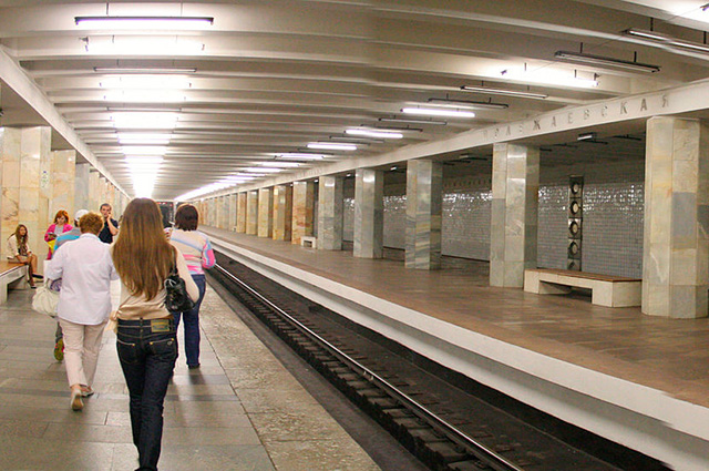 Станция метро «Полежаевская» в Москве