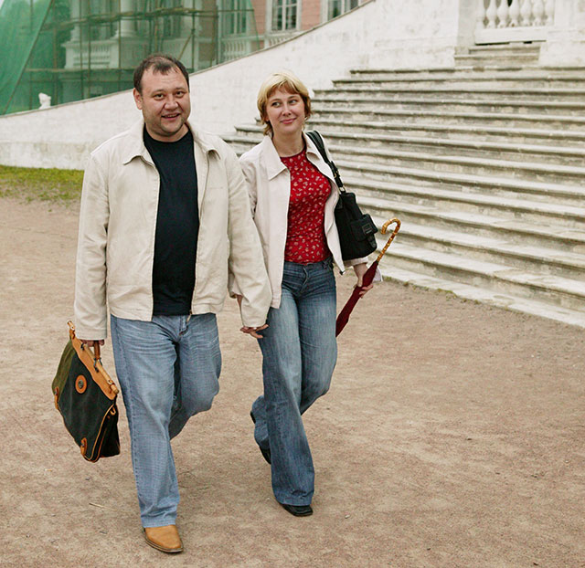Юрий Степанов с супругой.