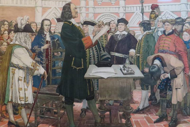 «Смотр новиков», художник Дмитрий Кардовский.