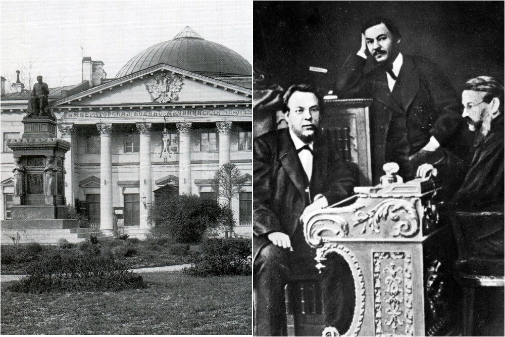 Сергей Боткин, Иван Сеченов, Венцеслав Грубер.