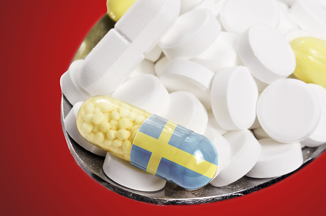 Швеция, таблетки