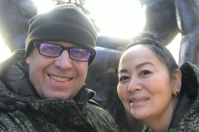 Гульнара Охлопкова с коллегой