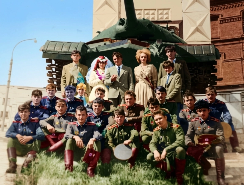 Ещё одна курсантская свадьба.