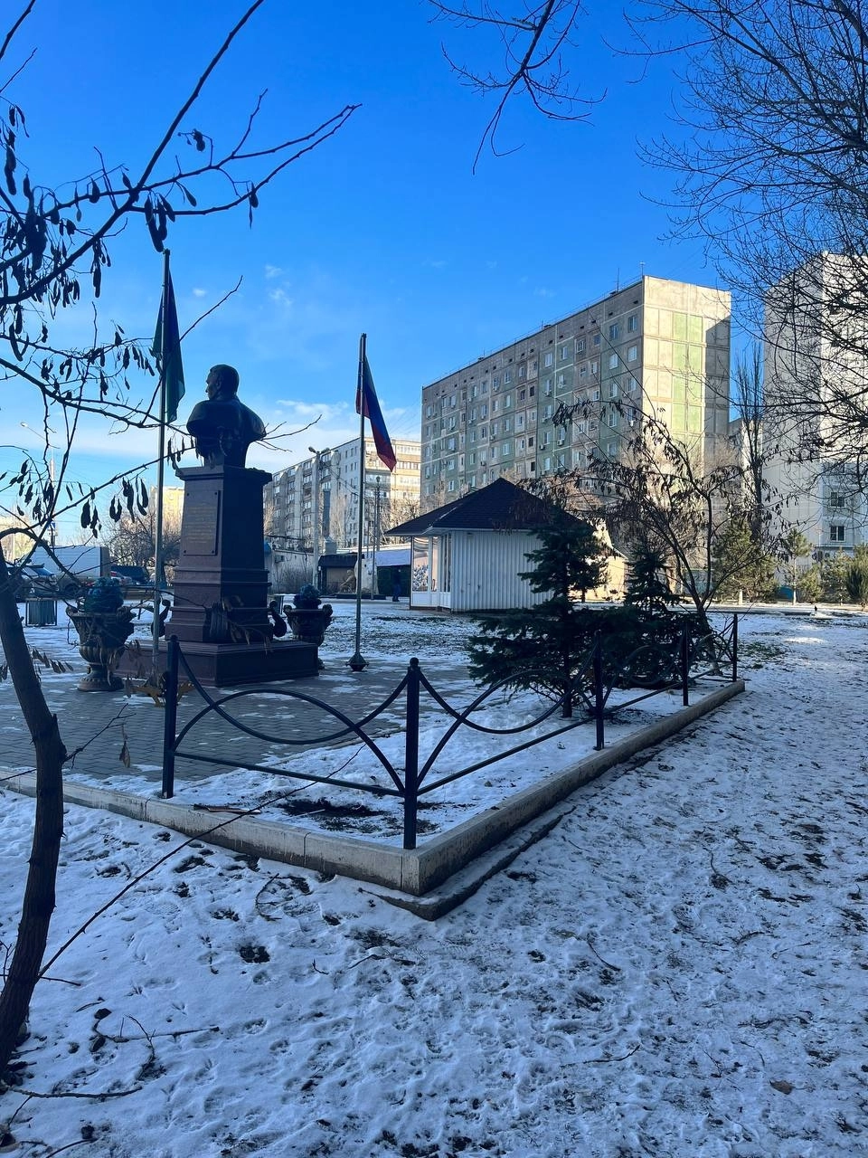 спилили елочку в Юго-востоке 