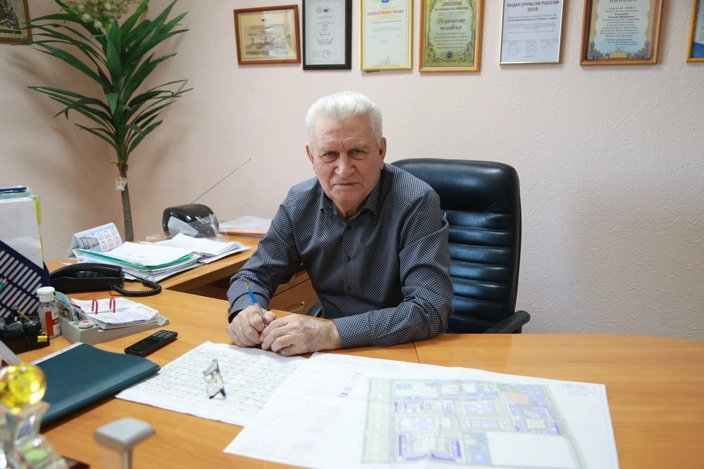 Руководитель компании Геннадий Журавлёв.