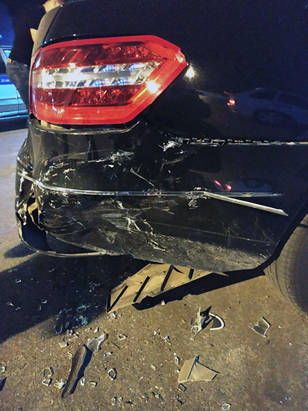Водитель иномарки в результате столкновения у ТЦ «Лента» в Рязани не пострадал.
