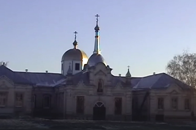 Разбитый ВСУ монастырь.