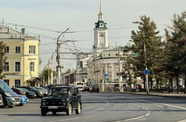 Центр Костромы сохраняет старинный облик.