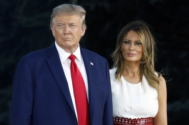 Дональд и Мелания Трамп.