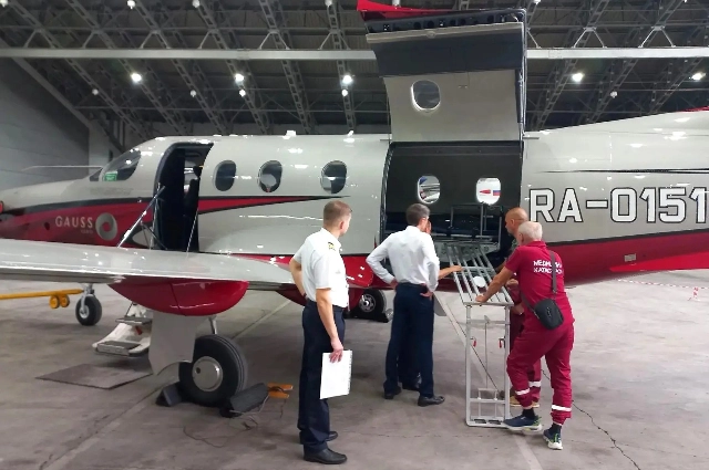 Самолёт Pilatus PC-12, Воздушное судно оснастили медицинским модулем, «Пилатус ПС-12» 