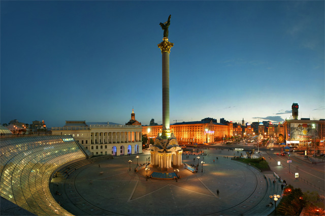 Площадь Независимости, Киев, Украина, Майдан