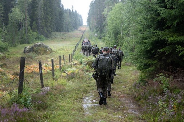 Вдоль границы финны ходят хмуро - фото пограничного управления Суоми