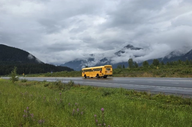 Типичный пейзаж на Аляске.