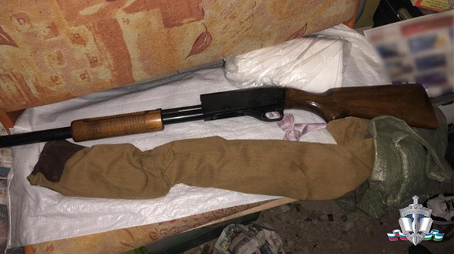 Ружье, найденное у задержанного в Стерлитамаке