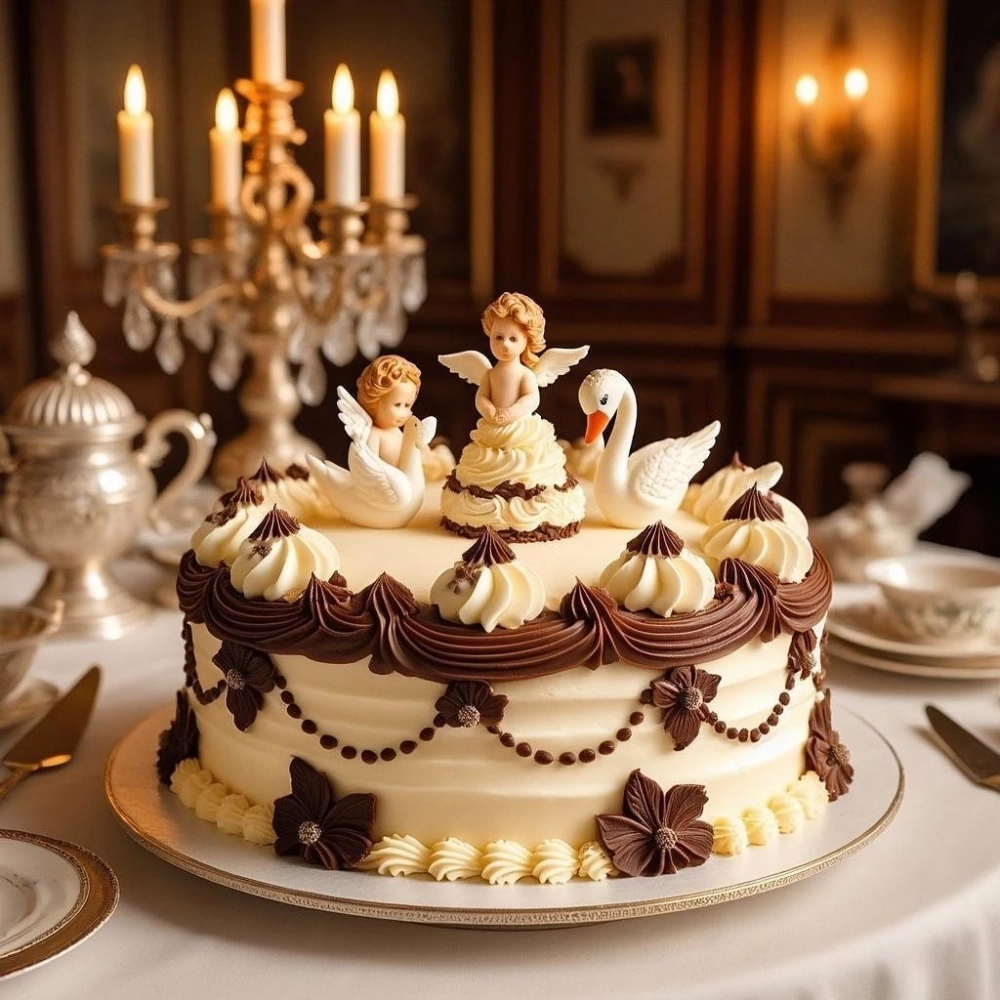 Ксения помнит бабушкин торт, который она пекла по этой книге, украшая его фигурками лебедей.