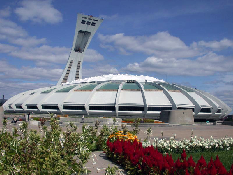 Олимпийский стадион, Монреаль, Канада.