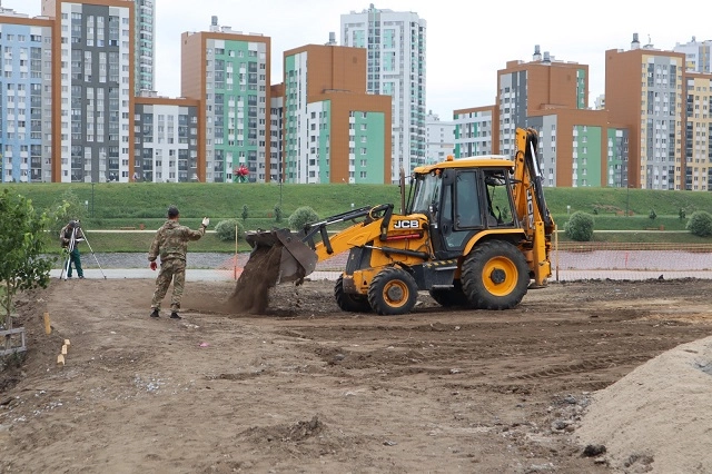 В Преображенском парке Екатеринбурга началось строительство скейт-парка