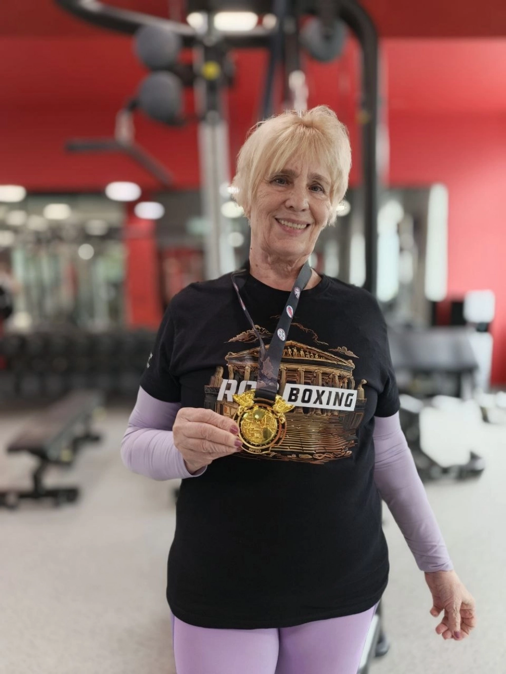 Надежда Ткачук не только получила медаль на чемпионате, но и впервые побывала в Петергофе.