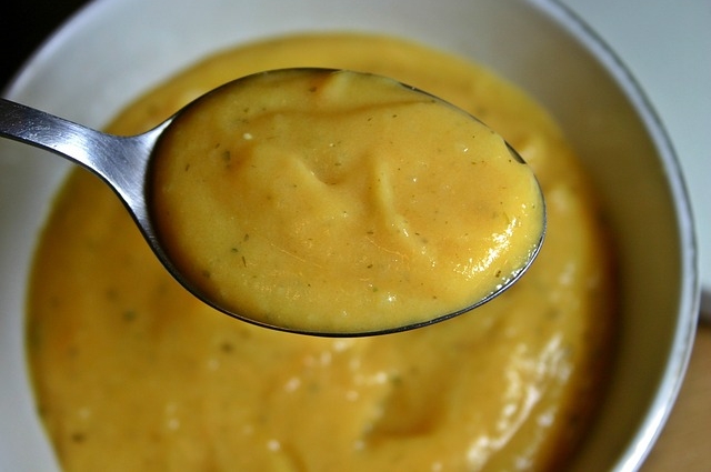 Холодный грушевый суп можно подать как десерт.