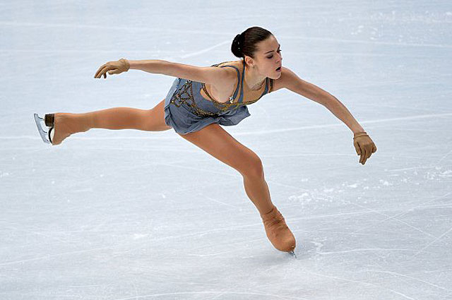 Аделина Сотникова в произвольной программе на XXII зимних Олимпийских играх в Сочи