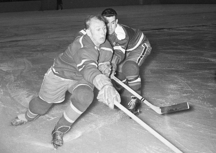 Николай Сологубов (слева), 1959 г.