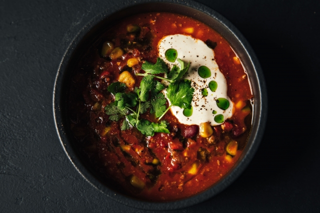 Зимний томатный чили-суп