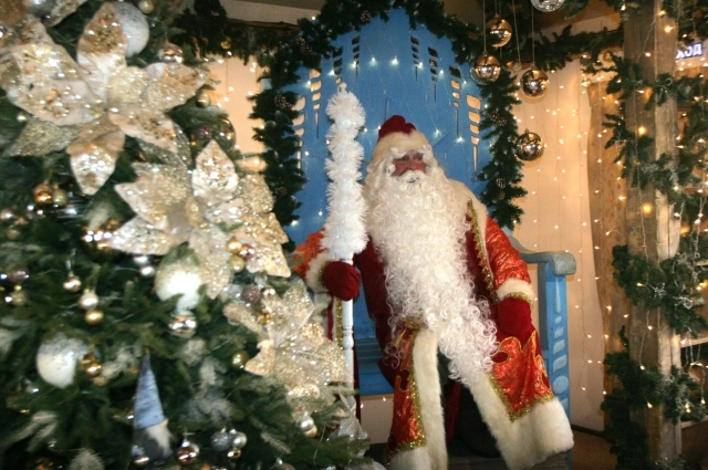 Дед Мороз в ожидании своего звёздного часа.