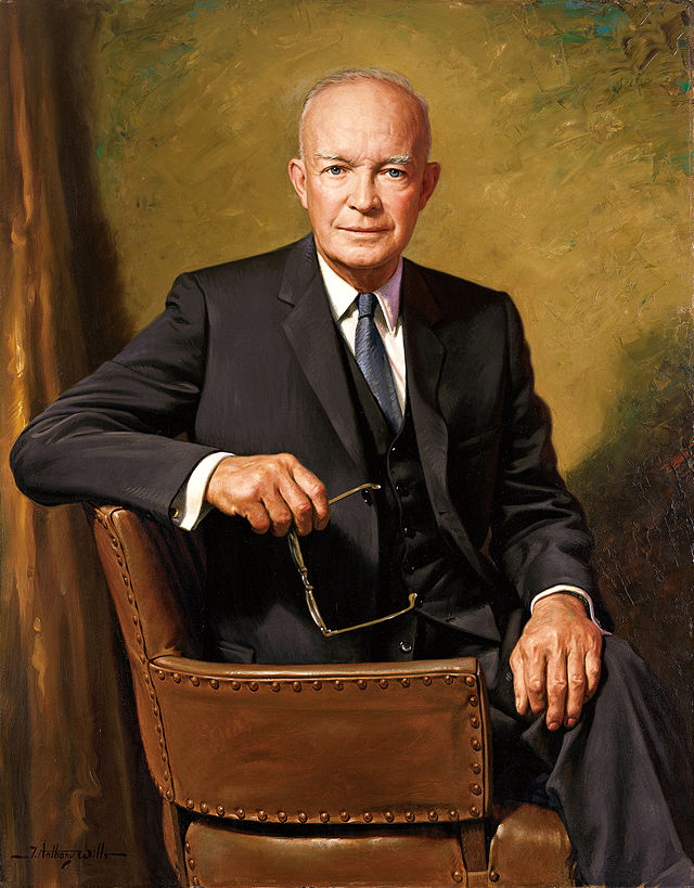 34-й президент США Дуайт Эйзенхауэр