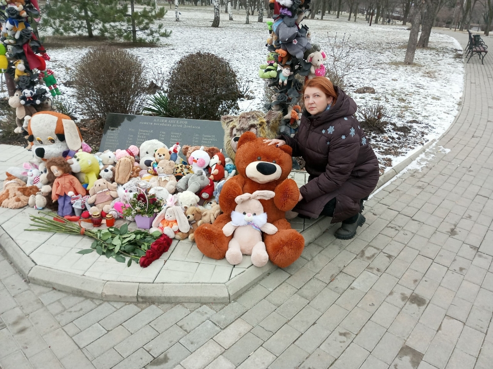 Аллея ангелов. Мемориал памяти погибших детей Донбасса