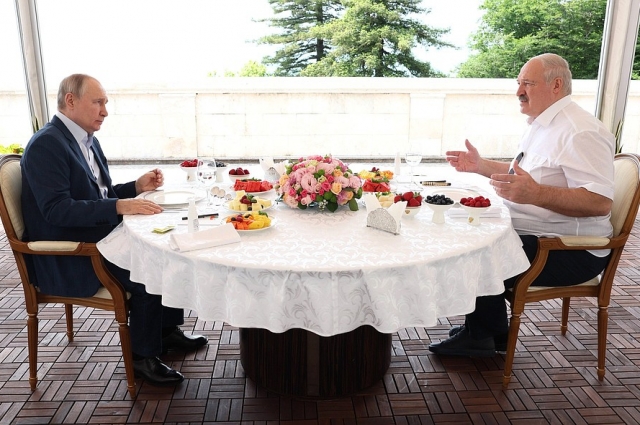 Путин и Лукашенко в Сочи