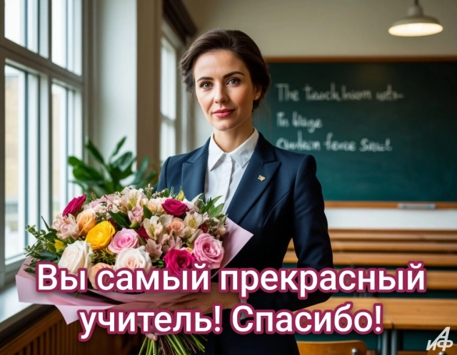 Открытки на День учителя.