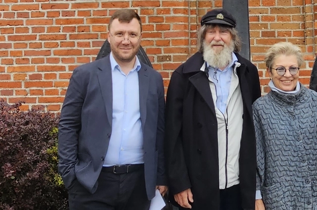 Федор Конюхов признался в любви Калининграду. На фото (слева направо): Александр Алымов (АНО