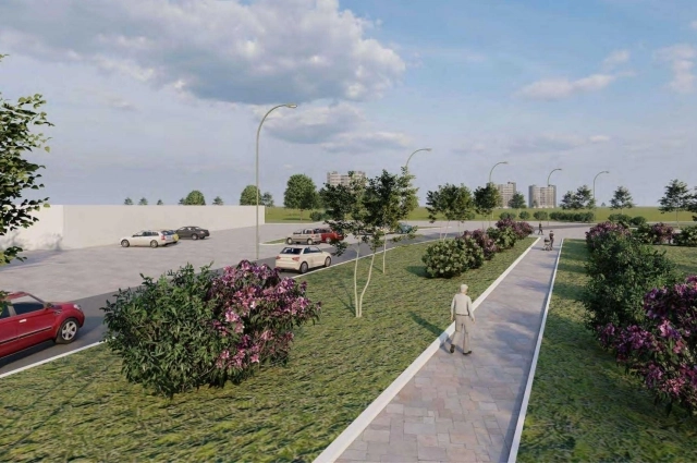 Проект благоустройства пешеходной зоны на ул. Куйбышева.