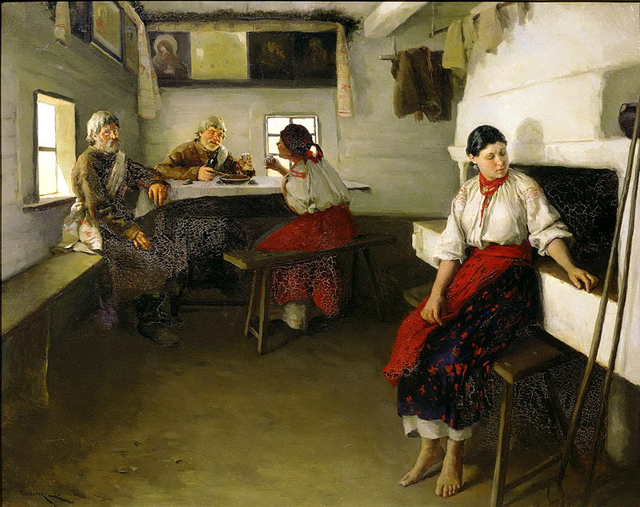 Н. К. Пимоненко. Сваты. 1882 год.