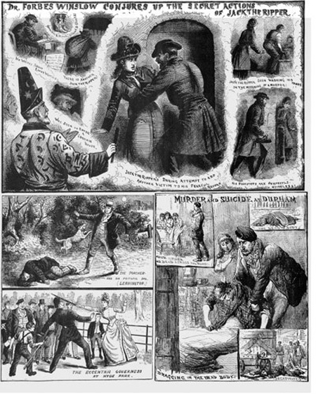 Преступления Джека Потрошителя в Иллюстрированных полицейских новостях, 1889