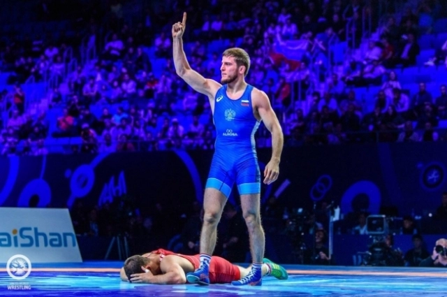 Абуязид Манцигов на предолимпийском чемпионате мира