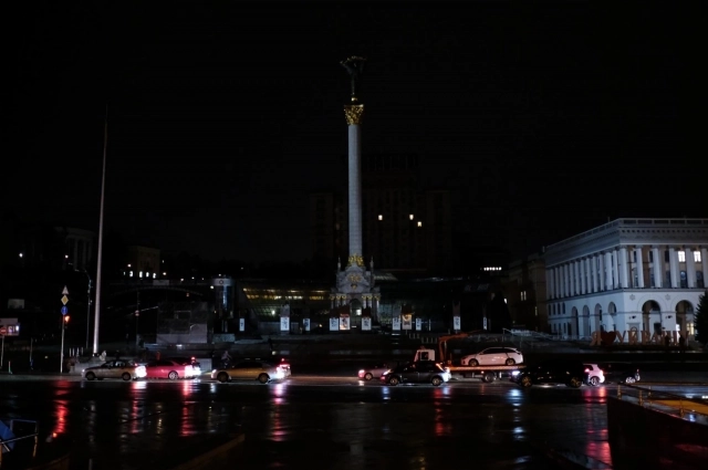 Отключение электроэнергии в Киеве