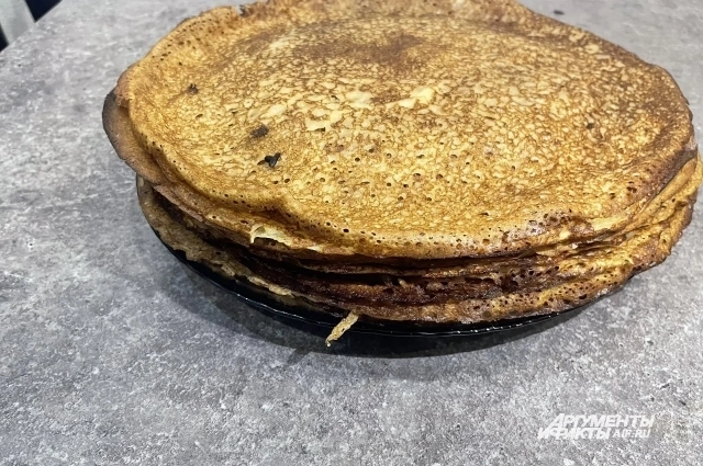 Румяные и очень вкусные блинчики