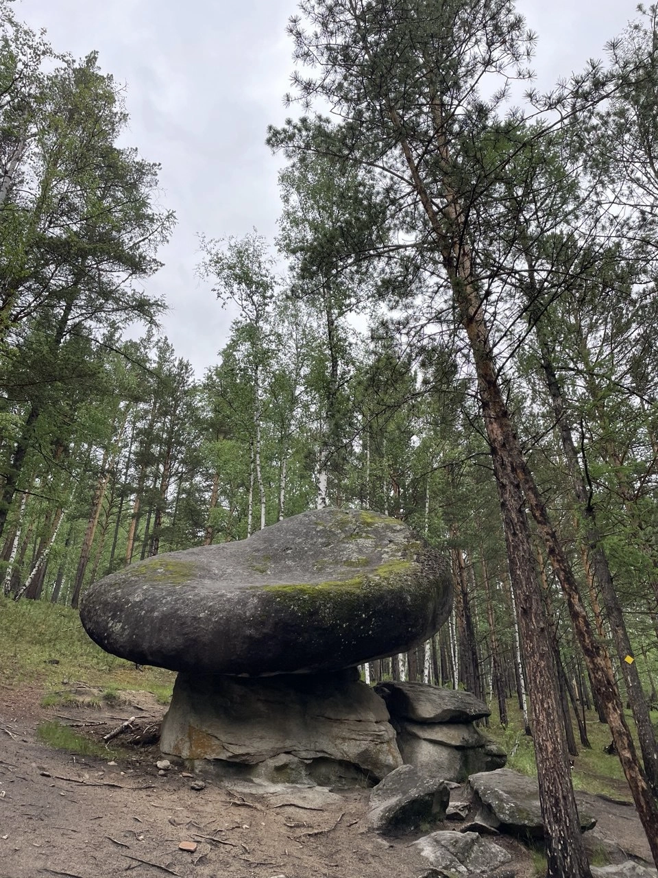 Скала, напоминающая гриб.