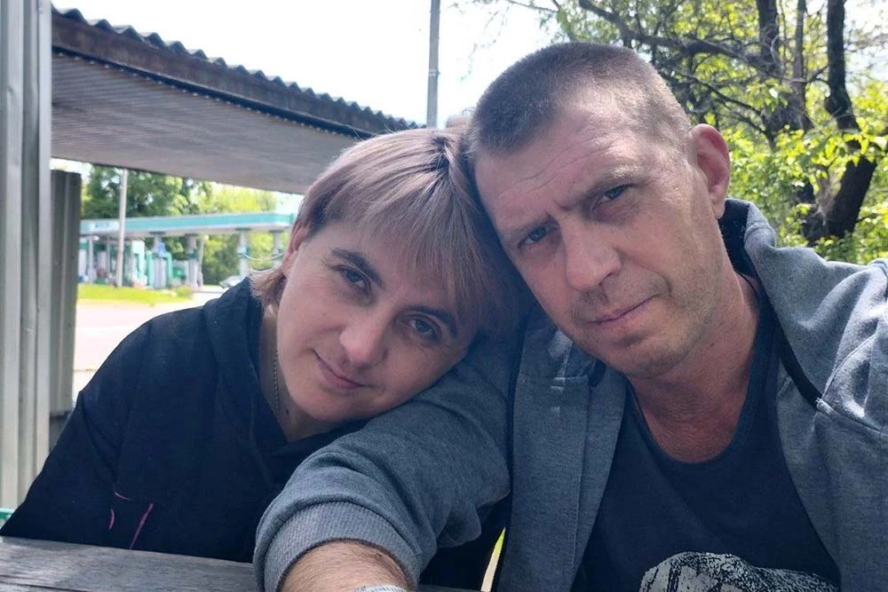 с женой Анастасией.