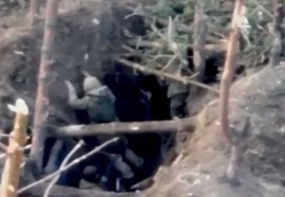 Взятие в плен боевиков ВСУ.