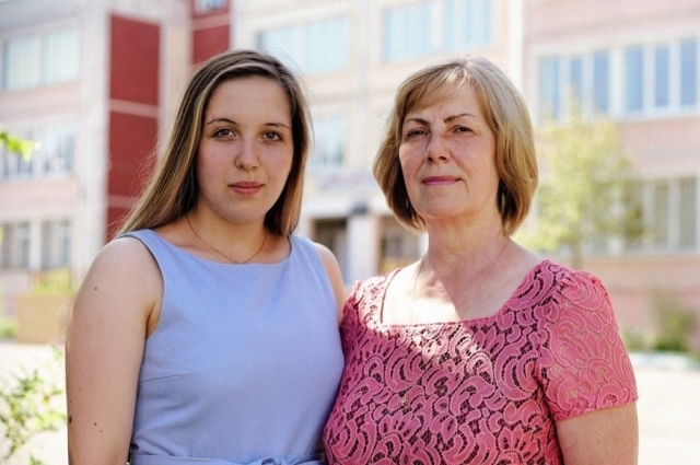 Дарья Дабуль с мамой Ольгой Владимировной. 
