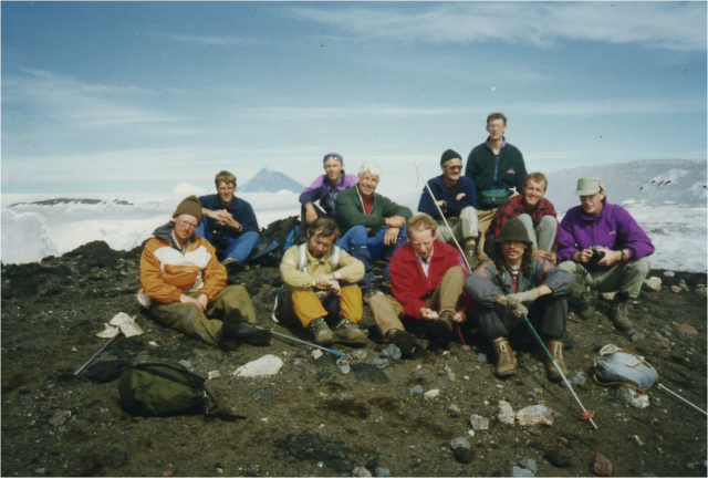 Горный поход по Северной Камчатке с голландскими туристами, 1993