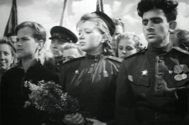 Людмила Шагалова в фильме «Молодая гвардия», 1948 г.