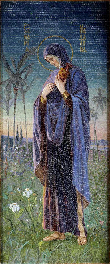 Мария Магдалина. Мозаика Н. К. Бодаревского (1895-1907, Спас на Крови)