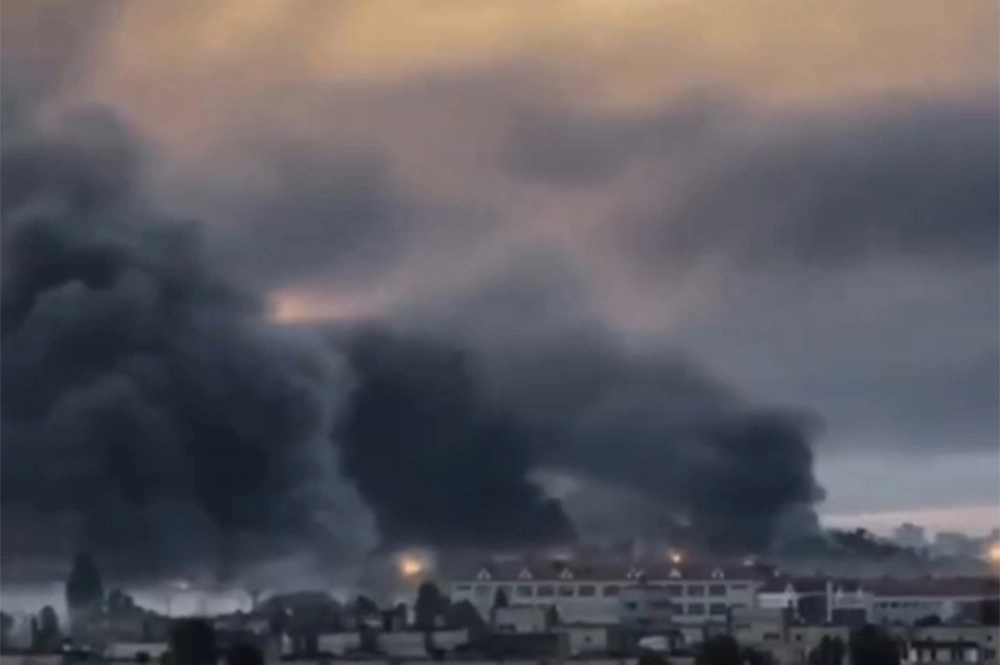 Удар по Киеву.