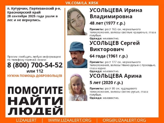 Поисковая ориентировка.